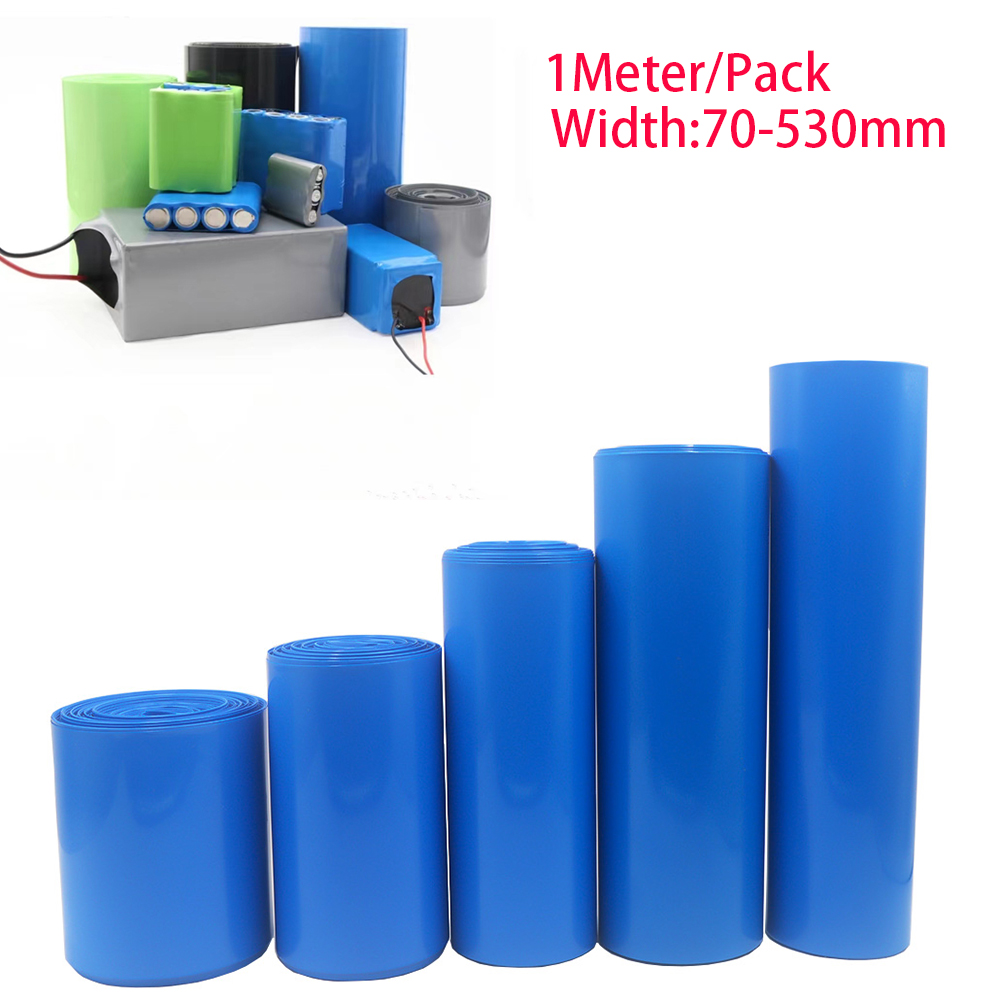 Shrink Sleeve Pvc - 1Meter PVC dari 18650 paket baterai
