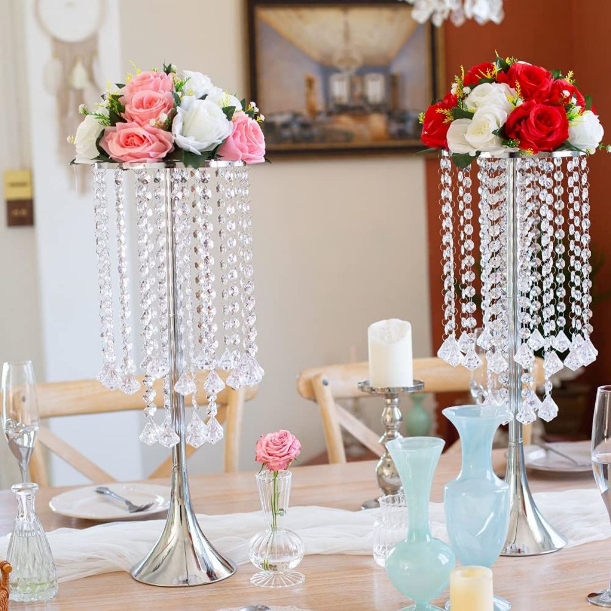 Candle Supplies Luxury - 2/10 Buah Tempat Lilin Kristal Mewah