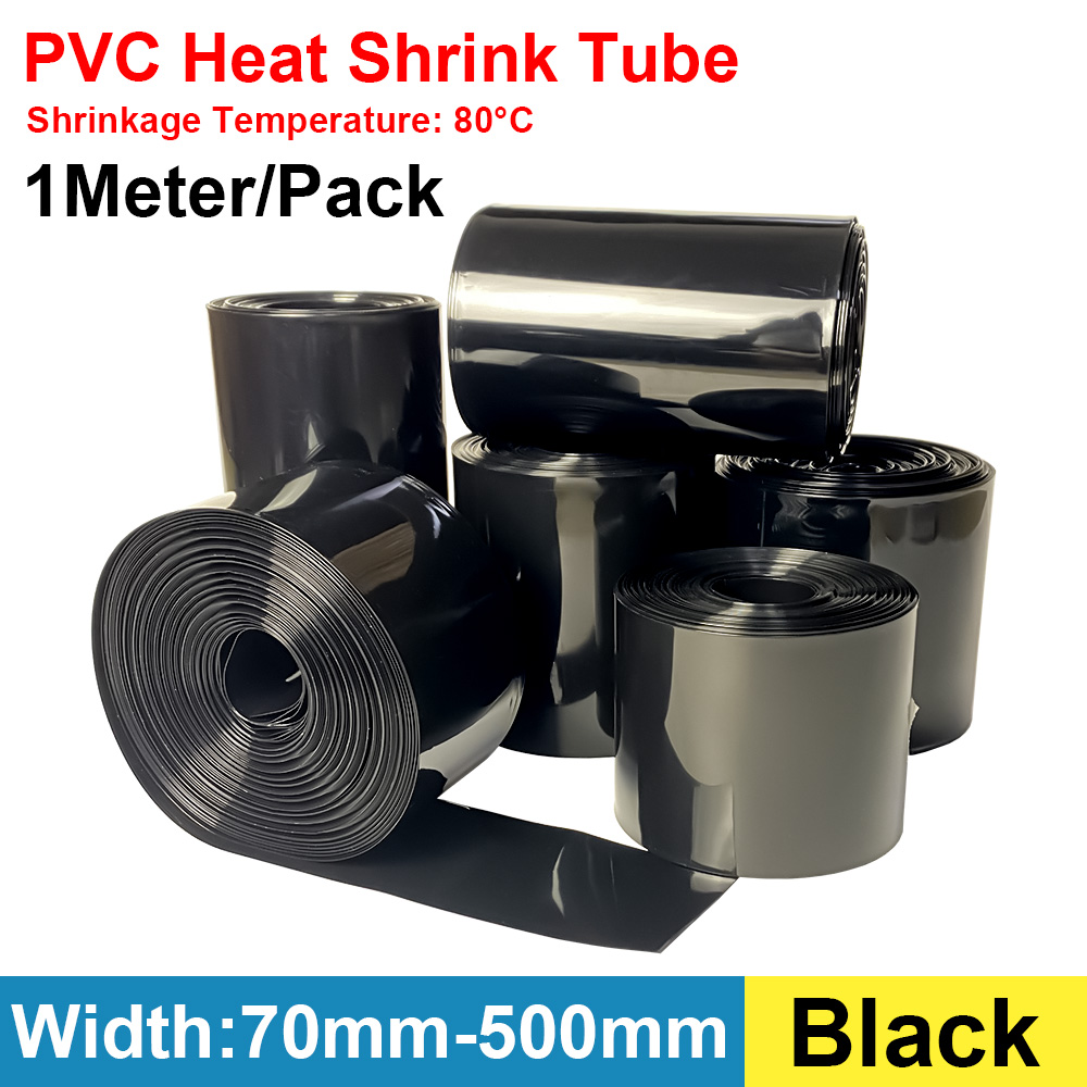 Shrink Sleeve Pvc - 1meter 18650 Lipo baterai PVC Heat