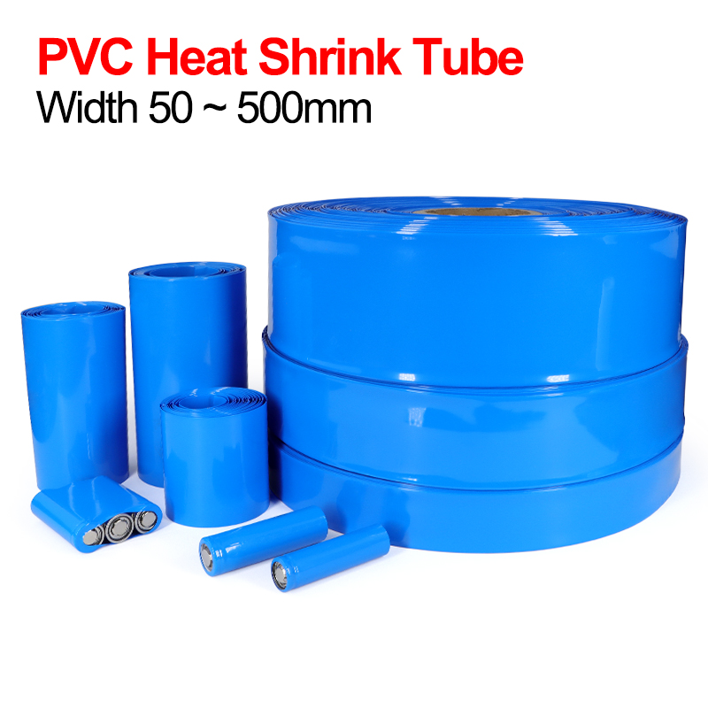 Shrink Sleeve Pvc - 1/5M PVC Heat Shrink Tube Biru
