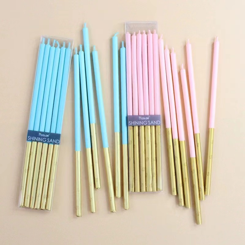6 buah lilin panjang dekorasi  - Candle Supplies Luxury ulasan dan harga