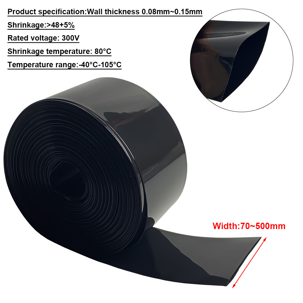 1meter 18650 Lipo baterai PVC  - Shrink Sleeve Pvc ulasan dan harga